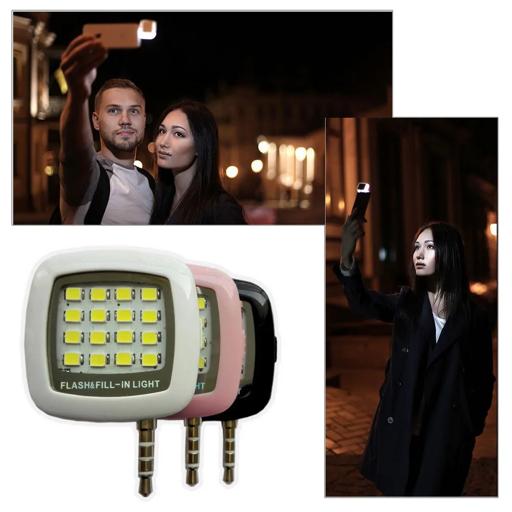 3 5 мм портативная мини светодиодная вспышка для селфи RK05 камеры iPhone IOS Android