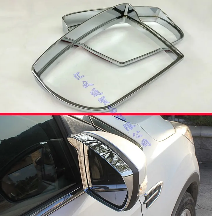 Для Ford Kuga Escape 2013 2014 2015 2016 ABS Хромированная наклейка на зеркало заднего вида с