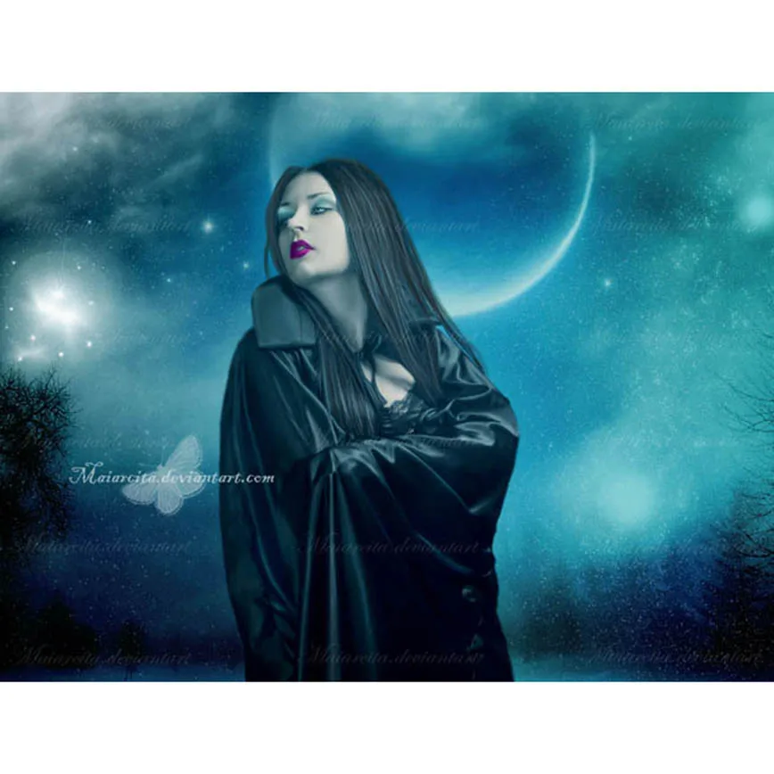 3D Алмазная картина луна ночь красота вышивка крестом горный хрусталь кристалл