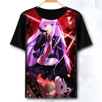 07 Danganronpa футболка аниме Naegi Makoto Kirigiri kiuko Косплей Футболка Модные мужские топы футболки - Цвет: 07