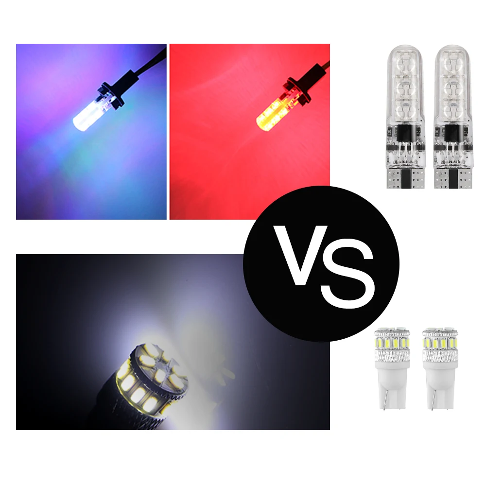 Автомобильный RGB 5050 SMD лампа T10 6SMD светодиодный светильник для чтения интерьера