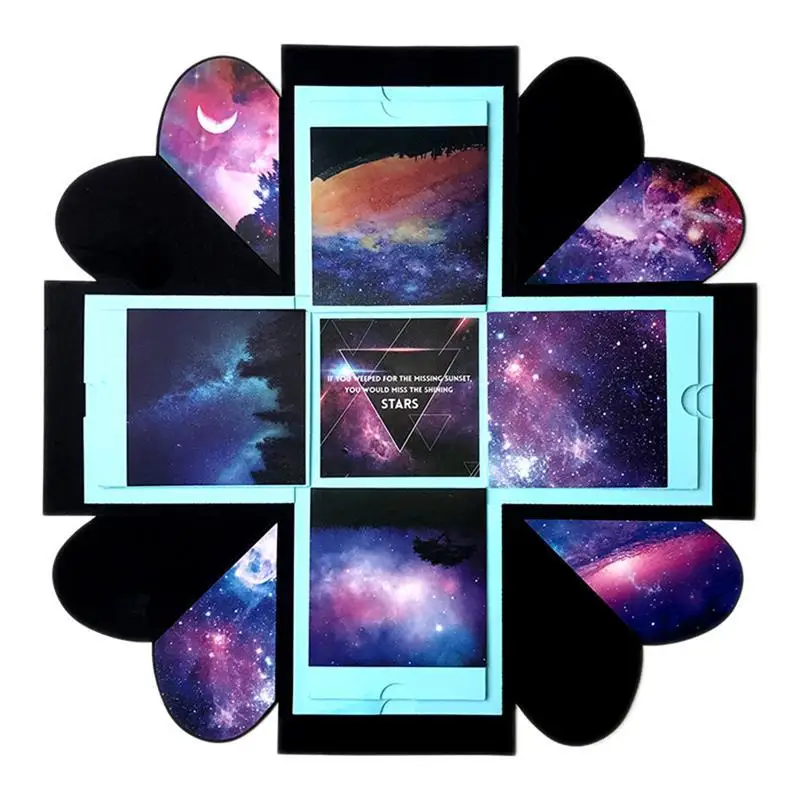 Новый креативный альбом Подарочная коробка ручной работы фото взрывная для дня