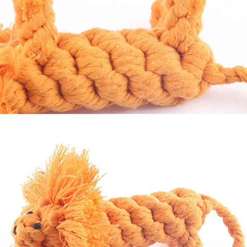 

1Pc Tough Strong Chew Knot Toy Pet Puppy Healthy Teeth Rope Popular Dog Interactive Teeth Grinding Toys Puppy Favorite