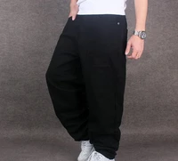 2019 men wide leg denim pants hip hop black casual jean trousers baggy jeans for rapper skateboard relaxed jeans joggers 71805