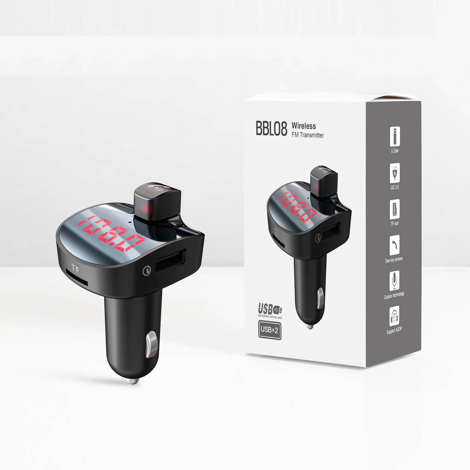 Автомобильный Bluetooth fm-передатчик автомобильный fm-модулятор автомобильная