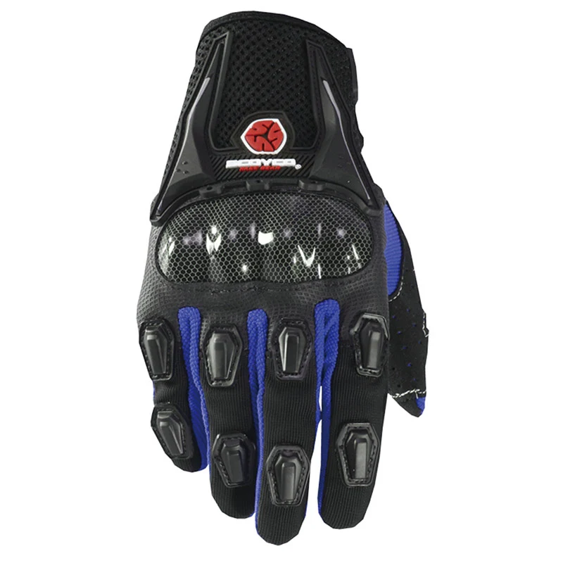 SCOYCO MC09 moto rcycle Перчатки углеродное волокно защиты оболочки полный палец крест rbike