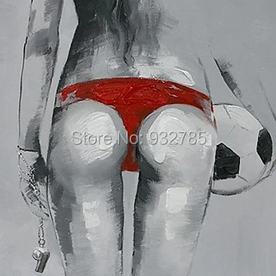 Толстый нож для футбола ручной работы с абстрактными изображениями малышей