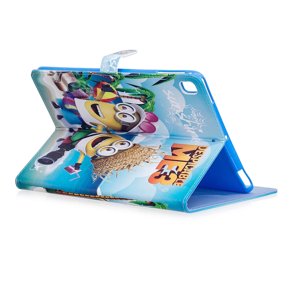 Модный чехол с мультяшным миньоном и подставкой умный для Apple ipad 5 6 air 2 9 7 2017 para capa |