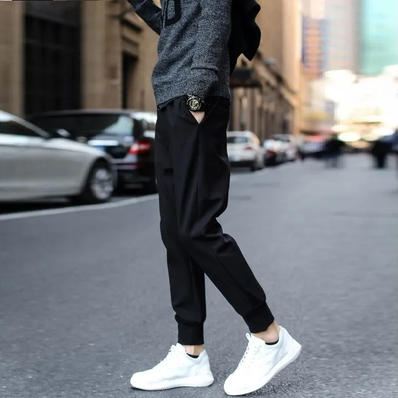 2018 пот Штаны сбоку полосы движения линии с мужской уличной трек брюки