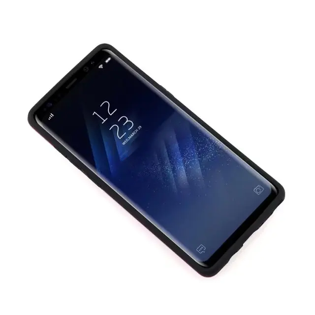 10pcs/lot.Slim Fit shockproof hard Case with built-in Credit Card / ID Slot Brushed Metal Texture for samsung galaxy note 8 |