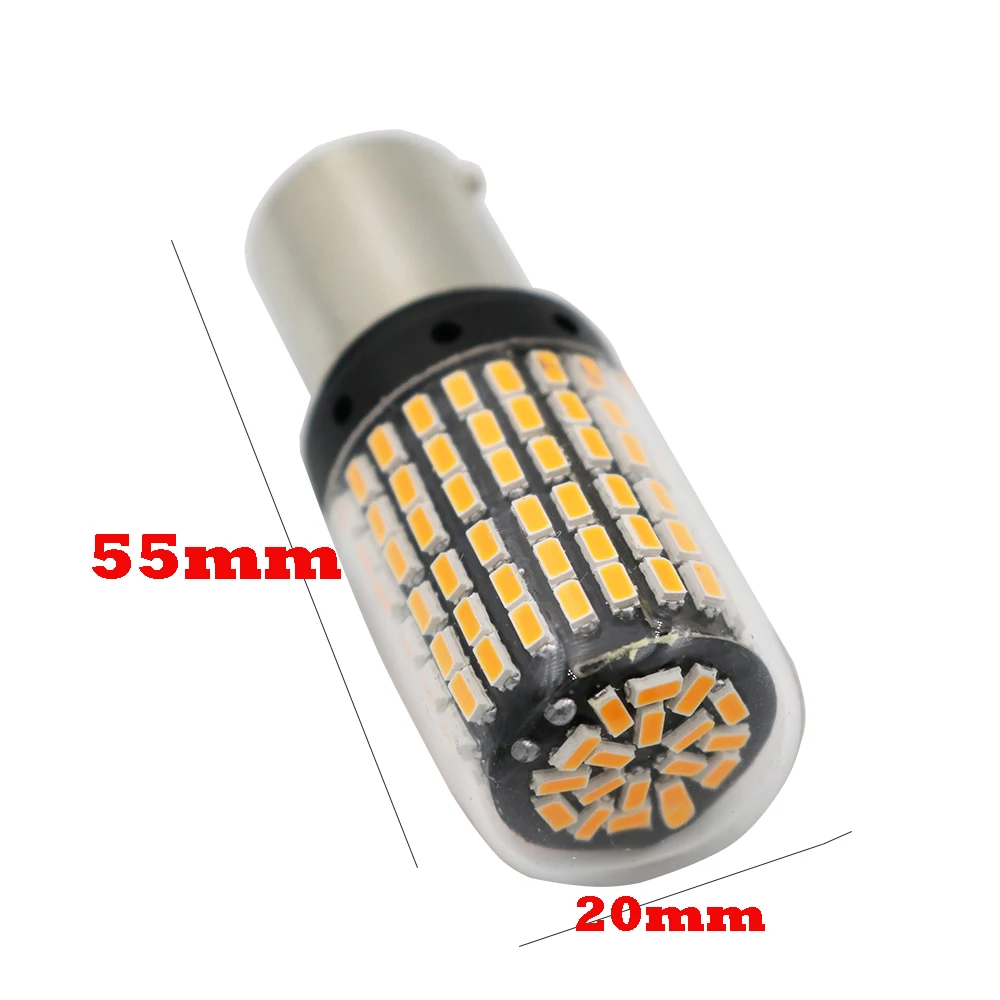 YSY 2X автомобильные T20 7440 W21W светодиодные лампы 3014 144smd LED CanBus 1156 BA15S P21W BAU15S PY21W для