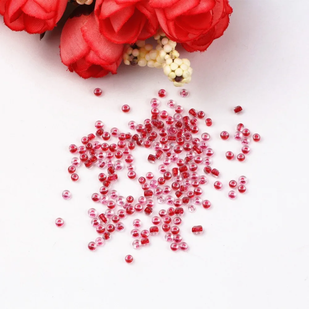 Стеклянные бусины-разделители из чешского стекла 2 мм подходят для сережек