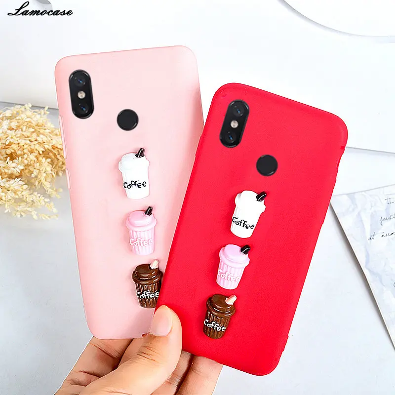 Модные 3D чехол для Xiaomi mi 6X A2 x S 2 lk ТПУ карамельного цвета Красный S2 силиконовый
