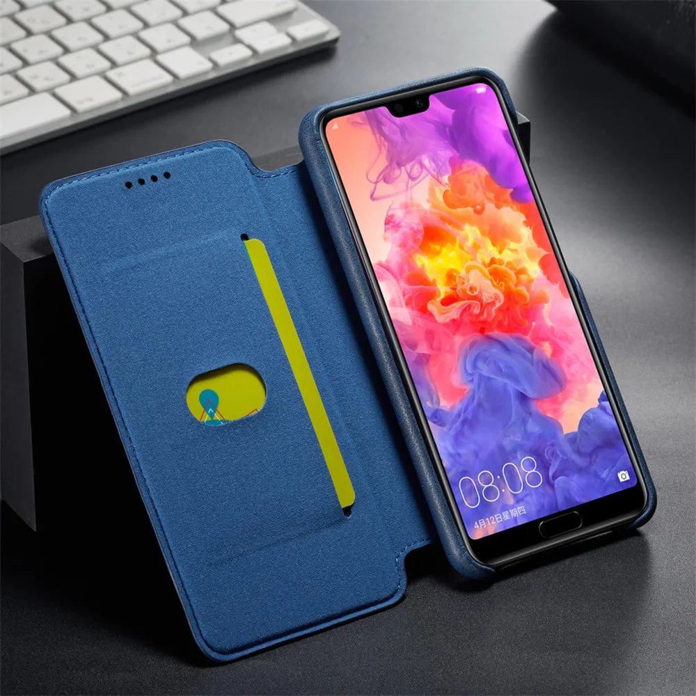 Раскладной Магнитный чехол для huawei P20 P30 Pro со слотом для карт для huawei P20 P30 Lite, чехол с держателем, роскошный Винтажный чехол из искусственной кожи