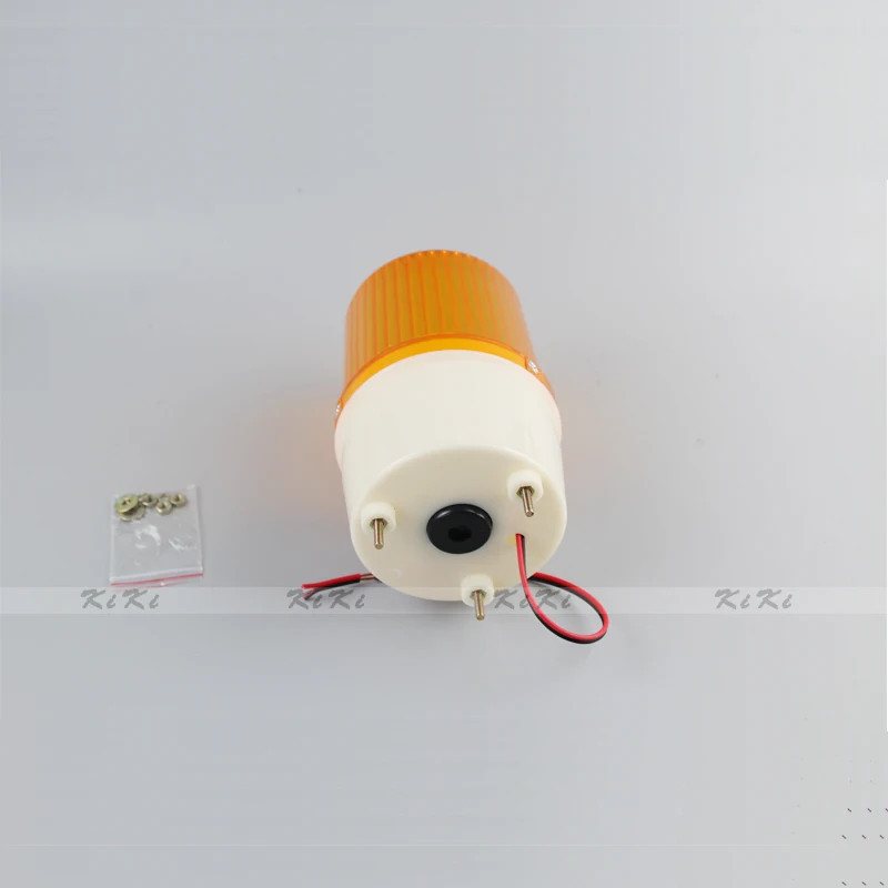 Yellow LTE-5103J Flash sound warning light led strobe siren industrial flashing amber alarm with buzzer 90dB | Обустройство дома
