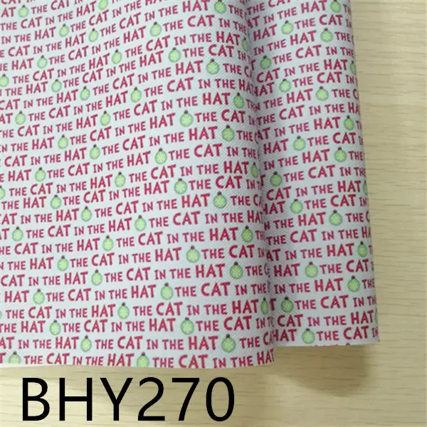 BHY270 A4 20*33 см мультфильм Рождественский персонаж Печать Синтетическая кожа ткань для DIY аксессуары BHY293 - Цвет: BHY270
