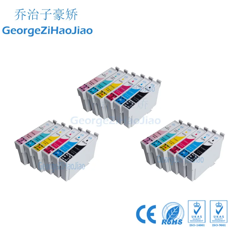 3 комплекта совместимый чернильный картридж для EPSON Stylus Photo P50 T59 R265 R285 R360 RX560 RX585 RX610