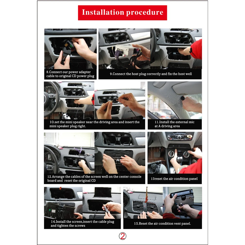 Автомагнитола Panlelo 2 Din для Audi Q3 Android 7 1 ГБ ОЗУ 16 Гб ПЗУ музыкальный видеоплеер с