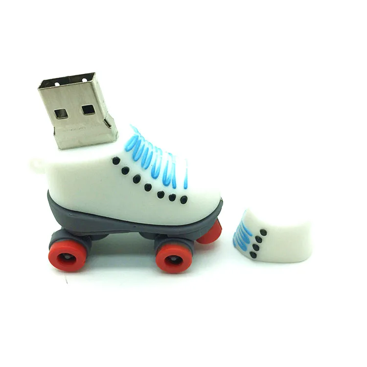Новые модные Ледовые коньки Pendrive USB накопители оригинальные 4 ГБ 8 16 32 Мультяшные