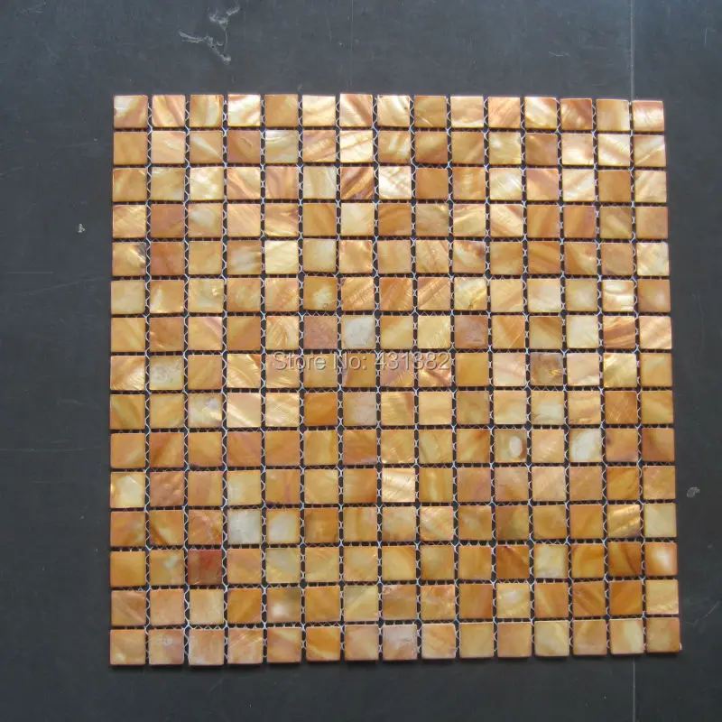 Мозаичная плитка золотистого цвета 305*305*2 мм|mosaic kitchen|mother homekitchen mosaics |