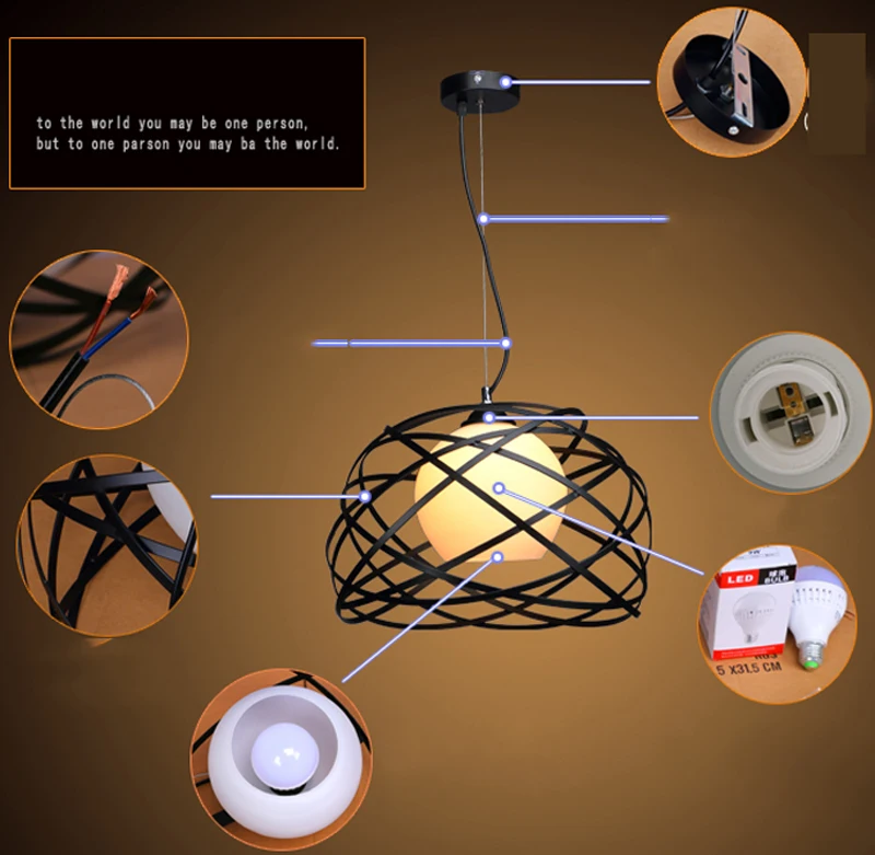 modern pendant hanging lights deco maison lustres e pendentes para sala de jantar loft fixtures lamp nordic light lampen lustre | Освещение