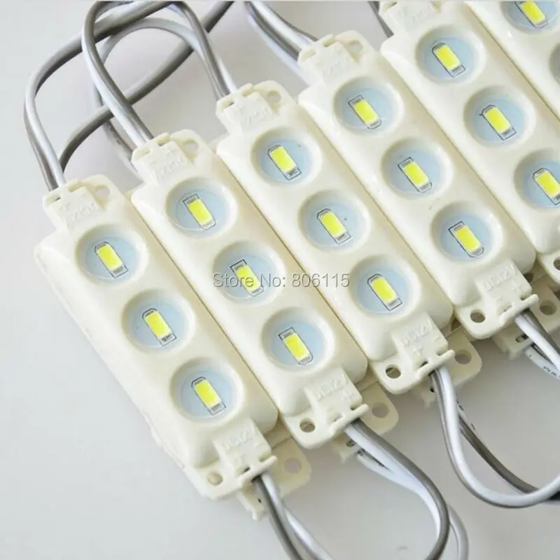 Новое прибытие впрыскивание АБС пластик 5630 Светодиодные модули SMD 3 светодиодов/1