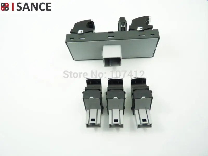 Переключатель окна ISANCE 5ND959857 5ND959855 для VW Jetta 3 Golf MK5 MK6 Passat 3C Tiguan 2006 2007 2008 2009 2010 2011 2012