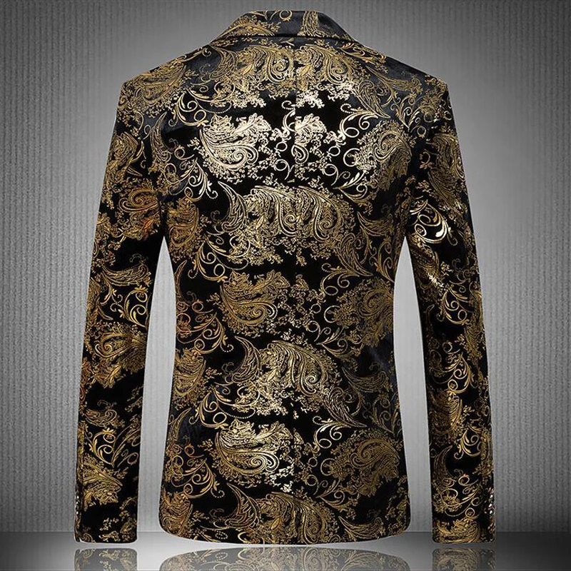 Классический Европейский цветочный брендовый Блейзер Модный повседневный