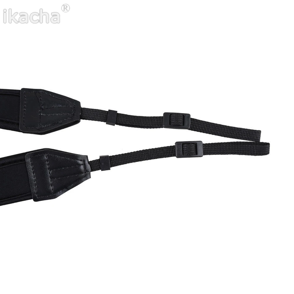 Black Anti-Slip Neoprene Camera shoulder Neck Strap for Canon Universal Camcorder Belt DSLR Nikon | Электроника