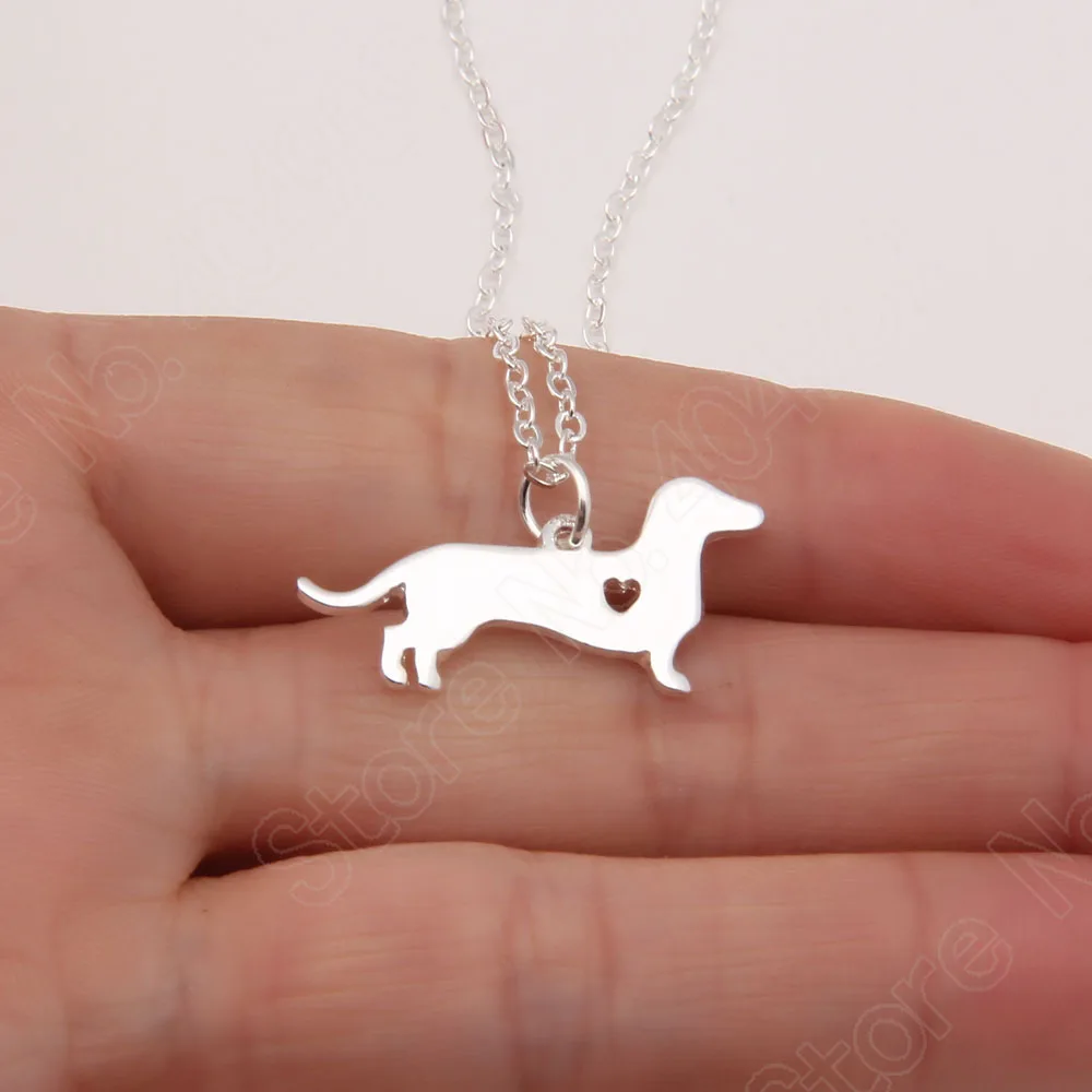 

Dainty Dachshund Necklace Doxie Sausage Dog Memorial Gift Puppy Doggy Pet Necklaces & Pendants Delicate Women Animal Charm