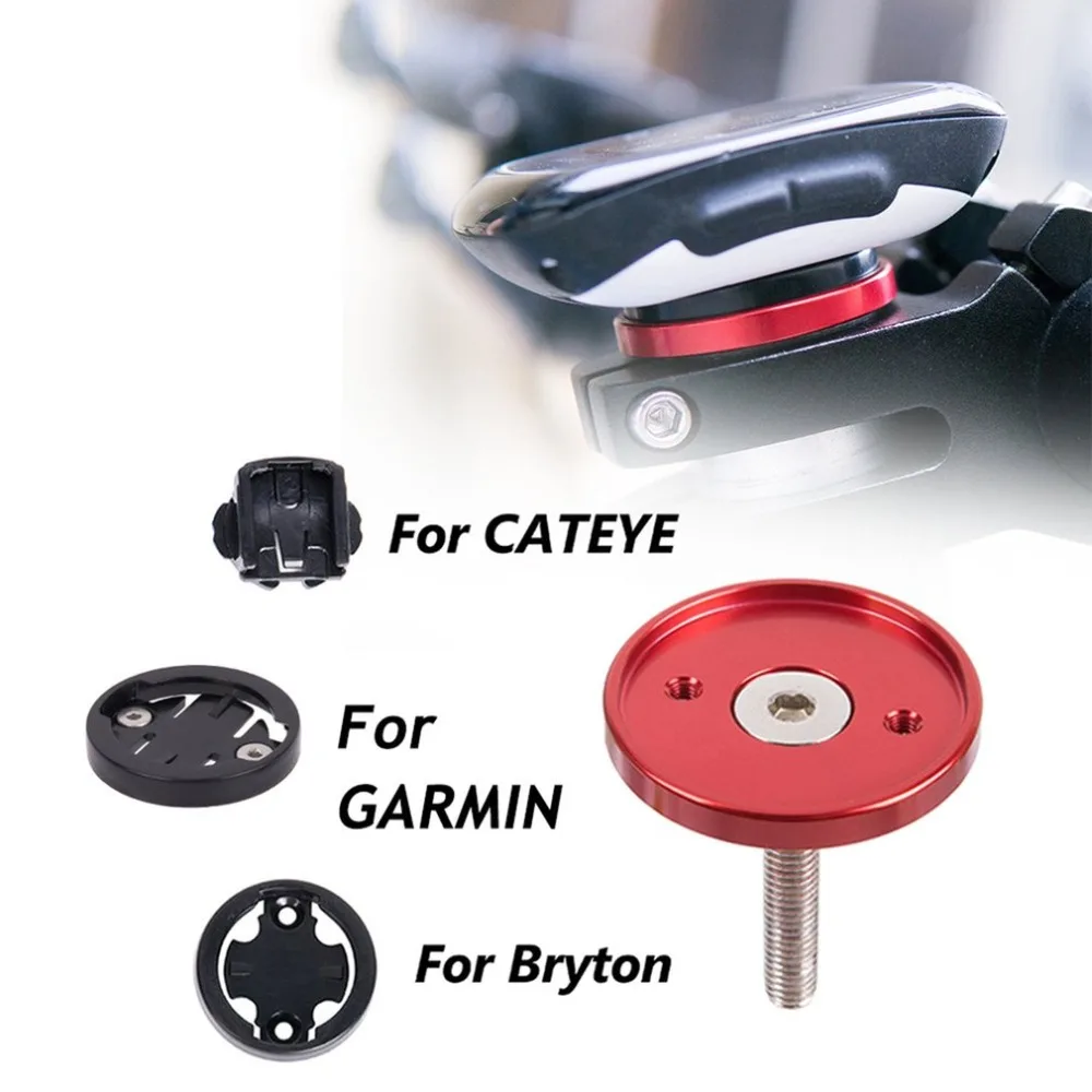 

MTB Road Bike Bicycle Racks Stem Top Cap Cycling Stopwatch GPS Speedometer Mount Bracket For Bicycle Computer Holder