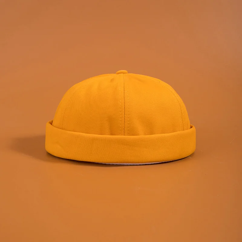 Мужская Летняя хлопковая кепка Skullies без полей, винтажные уникальные уличные портативные головные уборы Docker, многофункциональная шапка Miki Beanie