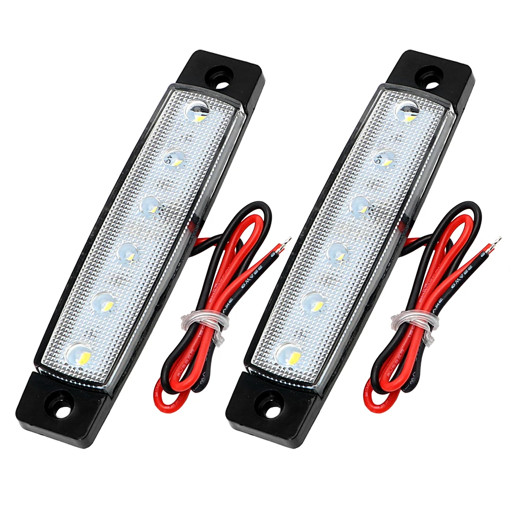 12V авто светильник s Внешний источник 1 пара супер яркий 12 SMD светодиодный стоп