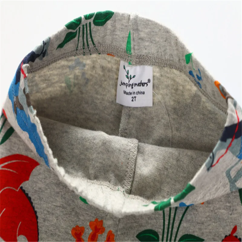 Jumping meter/Модная детская одежда штаны для девочек леггинсы с принтом животных