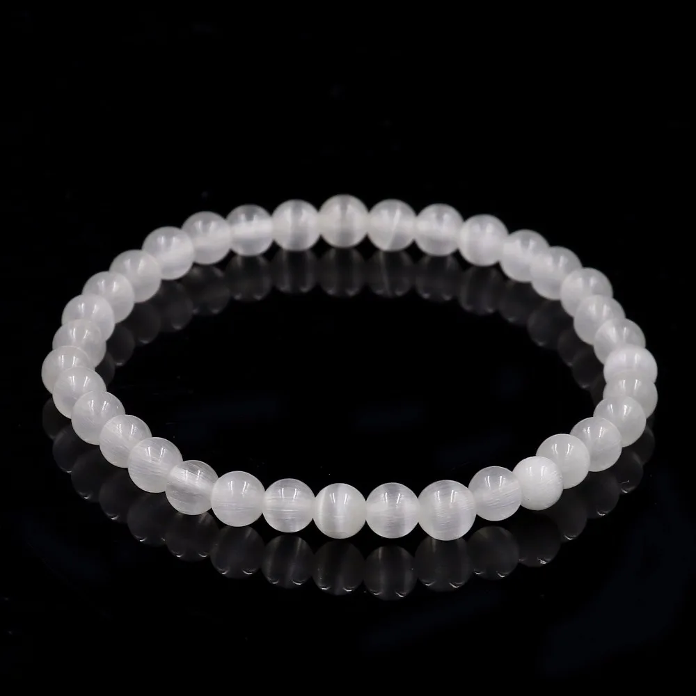 Женский браслет с белым огненным опалом и бусинами|bracelets for|charm braceletcharm bracelets for women |
