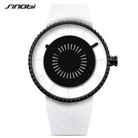 sinobi quartz watch men creative sport watches fashion casual clock white black saat waterproof style silicone relogio masculino