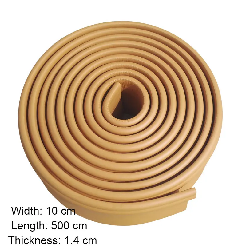 10cm x 500 cm Yellow 3D настенные декоративные полосы анти-столкновения линии талии стены стикеры пенопластовая доска детская комната спальня ТВ задний план Краш pad Декор - Цвет: 10cm x 500 cm Yellow