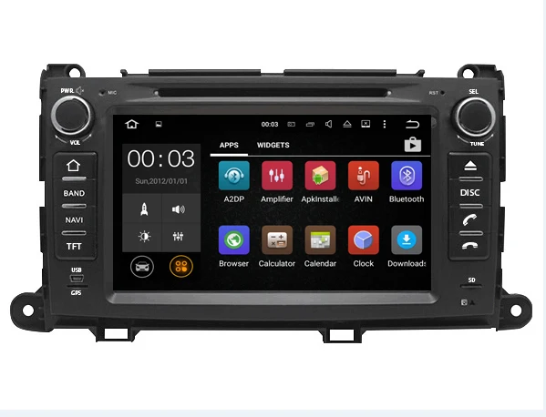 Автомагнитола для Toyota Sienna Android 8 0 7 1 радио стерео GPS Sienna/sport 2010 2011 2012-2015 DVD-плеер