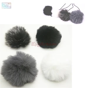 1 см Открытый Меховой чехол ветровое стекло для BOYA BY-M8C BY-M80D BY-M40C BY-M40D BY-WM5 BY-M1 микрофон