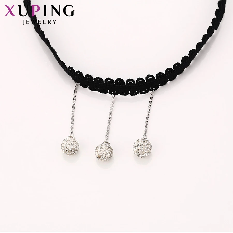 Xuping модное кружевное ожерелье чокер с экологичными медными ювелирными изделиями