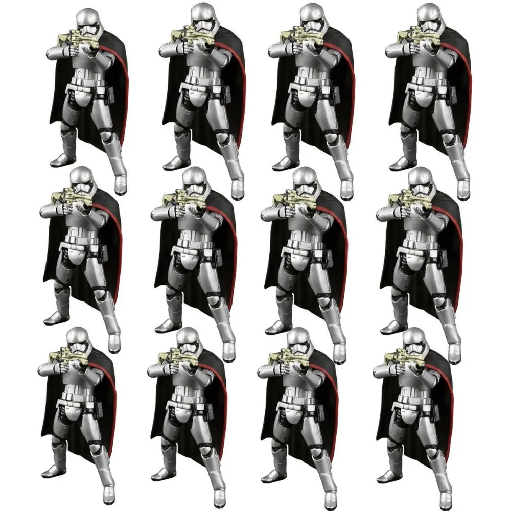 Горячая 12 шт. съемочной черный серии штурмовика Captain Phasma 15 см/6 &quotфигурки