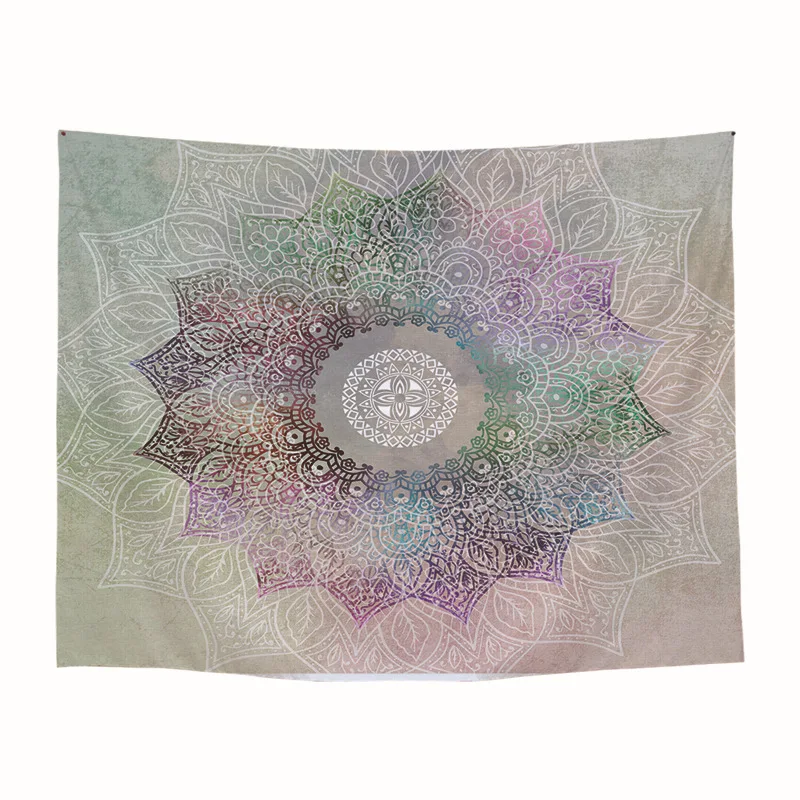Vintage Gold Peacock Psychedelic Large Indian Mandala Wall Hanging Tapestry Boho Decor Hippie Bohemian Printed Tapisserie Murale |