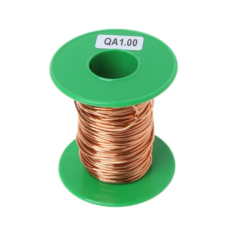 100Grams/lot 12m Polyurethane Enameled Copper Wire 1.0mm QA-1/155 Welding Wires |