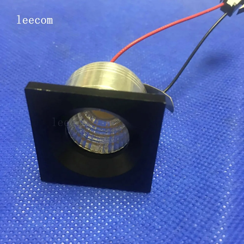 5pcs/lot black cobLed Recessed Cabinet mini Spot light 3W Include Led Driver AC85-265V 35mm*35mm Mini downlight | Лампы и освещение