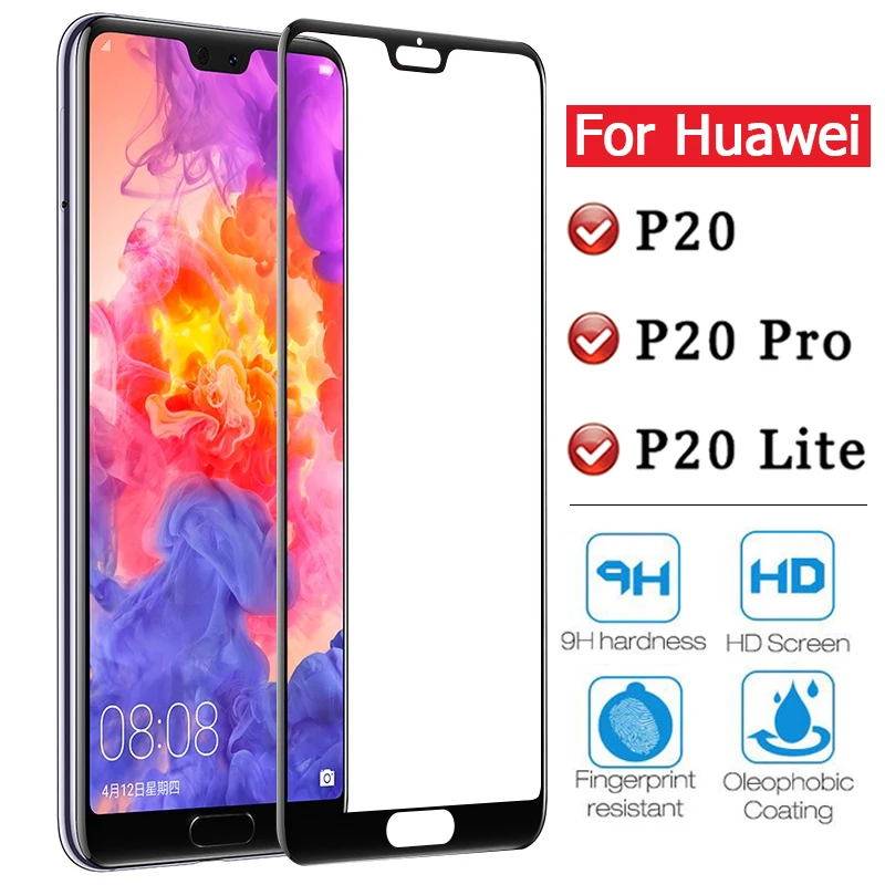 Защитное стекло для huawei p20 pro lite light p20pro p20lite armor закаленное защитное экрана