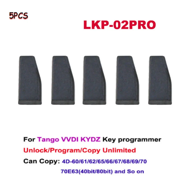 Keyecu 2017 Новый LKP 02PRO Автомобильный ключ чип пустой для Tango VVDI KYDZ программист