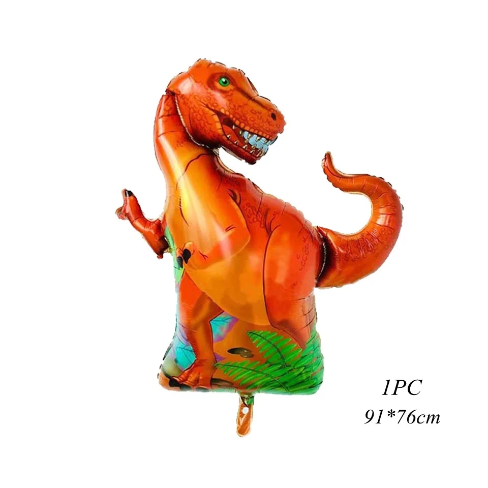 1pc dinosaur C 1 комплект с изображением животных из джунглей тема и надписью «Wild One» Happy плакат "с днем рождения" Фольга воздушные цифры подарок для детей Детская Игрушка В ванную День рождения расходные материалы - Цвет: 1pc dinosaur C