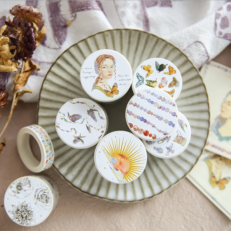 Барокко серии бумаги васи ленты DIY декоративные Скрапбукинг Стикеры альбом скрапбук маскировки клейкие ленты