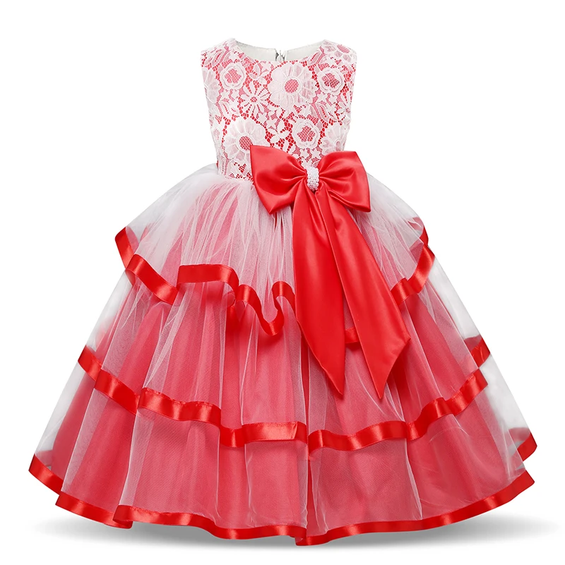 Flower Girl Dress For Wedding Baby Teenagers Children's Dresses Kids Party Wear Summer Clothes 4 6 810 Years Birthday | Детская