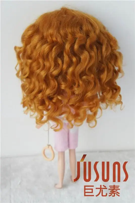 JD039 10 11 дюймов популярная длинная волна BJD парик для куклы мохеровый новый мягкий